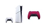 PS5 Disc Console (Slim) + Red DualSense