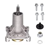 Spindle Assembly Fits for Craftsman/Husqvarna/Ariens/Poulan - Mandrel Fit for 42" 46" 48" 54" Mower Deck, With Thread Bolts and Grease Fittings, Replaces 192810 532187292 532187281 567253301 587819701