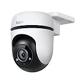 TP-Link Tapo Pan/Tilt Outdoor Home Security WiFi Camera, Wireless, 1080p, 360°, IP65, Night Vision, Sound Alarm, Two-Way Audio, Smart Person & Motion Detection, Privacy Mode, SD Card Slot (Tapo C500)