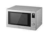 Panasonic 34L Combination Microwave with Convection, Grill, Oven, Built In Air Fry Function, Silver (NN-CD88QSQPQ)