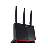 ASUS RT-AX86U Pro (AX5700) Dual Band WiFi 6 Extendable Gaming Router, 2.5G Port, Gaming Port, Mobile Game Mode, Port Forwarding, Subscription-free Network Security, VPN, AiMesh Compatible