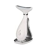 VRAIKO Lily Neck Face Massager, Face Sculpting Tool, Skin Rejuvenation Device with Thermal, Triple Action LED and Vibration, for Anti-Aging, Lifting and Tightening (Pearl White)