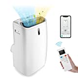 Costway 14000 BTU 4-in-1 Portable Air Conditioner w/Heating, Cooling, Dehumidifier, Fan,AC Unit Cooler w/WiFi & App Control, Cools Up to 35㎡, Sleep Mode, 24H Timer & 3 Fan Speeds, Remote Control