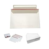 325x235mm A4 Document Cardboard Envelope 350GSM Tough Semi-Rigid Mailer (Pack of 50)