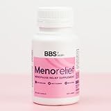 BBS Health Menorelief – 60 Vegetarian Capsules – Hot Flashes, Bloating Relief, Hormone Support, Black Cohosh Supplement, Probiotics for Women – Natural Menopause Relief, Mood and Well-being