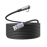 KIWI design Link Cable Accessories 16FT with Cable Clip Compatible with Quest 2/1/Pro, and Pico 4