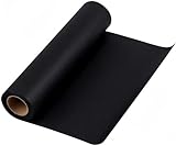 ZCOINS Black Paper Rolls 1.25 x 32.8ft Recycled Paper for Drawing, Moving, Gift Wrapping, Bouquet Flower Wrapping, DIY Arts Crafts, Bulletin Board, Poster, Kids Crafts Supplies, Table Liners