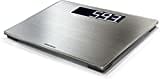 Soehnle 63867 Style Sense Safe 300 Stainless Steel Bathroom Scale, Digital Scale with Large Weighing Surface, Weighs up to 180 kg, Electronic Scale with Extra Large Illuminated Display (Color: Silver)