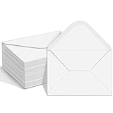 100 Pack 4x6 Envelopes for Invitations, White A6 Envelopes, Postcard Envelopes, Photo Envelopes, Used for Graduation, Wedding, Baby Shower-(6.5 x 4.75 Inches) (white)