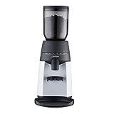 Sunbeam EM0440 GrindFresh Conical Burr Coffee Grinder, 25 Grind Settings, Direct to Handle Grinding, 250g Bean Hopper, for Espresso, Filter, Turkish Coffee and More, Grey/White