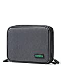 UGREEN Electronic Organizer, Double Layer Travel Gadget Storage Bag Data Cables, SD Card, Hard Drive, Power Bank, Digital Camera, iPad/Switch/E-Book Tablet, and More Accessories