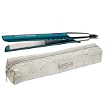 Remington Advanced Coconut Therapy Straightener, S8648AU, Salon Performance, 110mm Ceramic Plates With Micro-Conditioners, Integrated Heat Sensor Helps Protect Hair, Ultra-Fast Heat Up, LCD Display