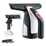 Bosch 3.6V Cordless Window & Glass Cleaner Vacuum 266 mm Streak Free with Spray Applicator & Microfibre Cloth (GlassVAC Solo Plus)