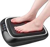 RENPHO Foot Massager with Soothing Heat, Shiatsu Electric Foot Massager, Deep Kneading Heated Feet Back Massager, Relieve Pain & Stress of Foot and Back Fit All Size Feet