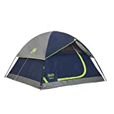 Coleman Camping Tent, 4 Person Sundome Dome Tent with Dark Room Technology