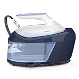 Philips PerfectCare 6000 Series Steam Generator - 2400W - 500g Steam Boost - 6.5 Bar Pressure - OptimalTEMP Technology - 1.8L Water Tank - White/Blue (PSG6026/20)