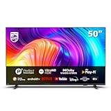 Philips 50-Inch 4K LED Android Smart TV | UHD & HDR10+ | Dolby Vision & Dolby Atmos | P5 Perfect Picture Engine | 50PUT8217/75