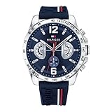 Tommy Hilfiger Decker Silicone Strap Quartz Analog Dial Men's Watch