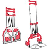 LELYFIT Capacity Multi-Position Folding Hand Truck,with Telescoping Handle,Suitable for Shopping, Business Travel, Cargo Handling,Luggage Moving, Home Delivery Service,Office Daily Use