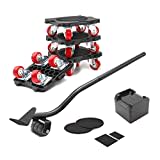 ONEON Furniture Mover with Wheels & Furniture Lifter Set, 360° Rotation Wheels Furniture Dolly, 300 Kg Capacity, for Moving Heavy Furniture, Refrigerator, Sofa, Cabinet (Set)