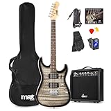 MAX GigKit Electric Guitar Pack Quilted Style (Black)