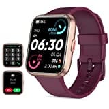 Smart Watch for Men Women(Call Receive/Dial), Alexa Built-in, 1.8" Touch Screen Fitness Tracker with Heart Rate Sleep Tracking, 100 Sports Modes, 5ATM Waterproof Smartwatch for Android iPhone