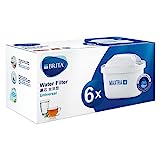 BRITA MAXTRA + Replacement Water Filter Cartridges, Compatible with All BRITA Jugs - Reduce Chlorine, Limescale and Impurities for Great Taste - Pack of 6