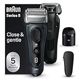 Braun Series 8, Electric Shaver with Precision Trimmer, 8563cc, Wet & Dry, Rechargeable, Cordless, Black