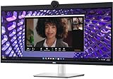 Dell P3424WEB 34" Curved Video Conferencing Monitor - IPS 3440 x 1440 WQHD @ 60Hz 8ms - HDMI, USB-C - 3 Year Warranty