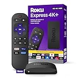 Roku Express 4K+ 2021 Wireless Streaming Voice Remote Media Player Device