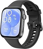 HUAWEI Watch Fit 3 smartwatch, 1.82" AMOLED Display, Ultra-Slim Design, Bluetooth Calling, 10 Days Battery Life, Comprehensive Health & Fitness Management, Compatible with iOS & Android, GPS, Pink