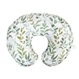 Boppy Original Support Nursing Pillow, Green Foliage, Ergonomic Breastfeeding, Bottle Feeding, and Bonding, Firm Hypoallergenic Fiber Fill, Removable Cover, Machine Washable