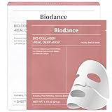 BIODANCE Bio-Collagen Real Deep Mask, Hydrating Overnight Mask, Pore Minimizing, Elasticity Improvement, 34g x4ea