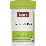 Swisse Ultiboost Liver Detox - with Milk Thistle, Globe Artichoke & Turmeric For Liver Health Support - 200 Tablets