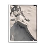 Stupell Industries Beach Fashion Photography Framed Giclee Art by Graffi*Tee Studios