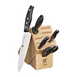 ZWILLING J.A. Henckels 30750-300 Twin Signature Knife Block Set, 6-pc, Black/Stainless Steel