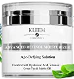 Anti Aging Retinol Moisturizer Cream for Face and Eye Area with 2.5% Retinol and Hyaluronic Acid. Best Day and Night Anti Wrinkle Cream for Men and Women - Results in 5 Weeks Guaranteed or Your Money Back