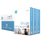 HP Paper, Office Ultra White Poly Wrap, 20lb, 8.5 x 11, Letter, 92 Bright, 1500 Sheets / 3 Ream Case, (112090), Made in The USA