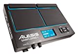 Alesis Sample Pad 4 | Compact Percussion and Sample Triggering Instrument with 4 Velocity Sensitive Pads, 25 Drum Sounds and SD/SDHC Card Slot