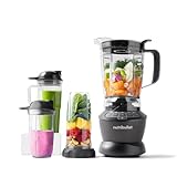 NutriBullet Blender Combo 1200W, Dark Grey, Blender, Smoothie Maker, Switch Between Single-serve Cups & Large 1.8L Pitcher, Multiple Speeds, Pulse & Extract Modes (NBF07500-1210DG)