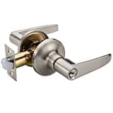 HENYIN Wave Lever Keyed Entry Door Lock/Door Knob Hardware Wave Handle and Closet Lockset (802-ET)