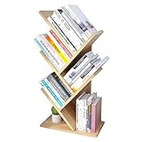 Wood Desktop Tree Bookshelf, Small Bookcases, Desktop Off Surface Shelves, Office Home School Storage Rack, for CD/Magazine/Book etc