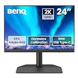 SW242Q｜BenQ 24” 2K QHD 16:10 Photographer Monitor, 99% Adobe RGB, Hardware Calibration