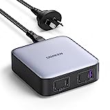 UGREEN 100W USB C Charger, Nexode 4 Ports Charging Station, Fast Laptop GaN II Charger Compatible with MacBook Pro, Dell XPS 15, iPhone 16 Pro Max, Galaxy S24 Ultra (PPS 45W), iPad, Steam Deck, Switch