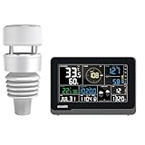 Ecowitt WS3901 Wi-Fi Weather Station Kit Indoor Outdoor, Includes Indoor 7.5'' LCD Large Display Console and WS90 Outdoor Sensor Array, 433 MHz