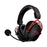 HyperX Cloud Alpha – Wireless Gaming Headset, Dual Chamber Drivers, Durable Aluminum Frame, Detachable Microphone, Works on PC, PS4, Xbox One, Nintendo Switch, and Mobile Devices – Red