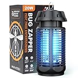 Anyuainiya Bug Zapper Electric Mosquito Zapper with Switch, 20W/4200V Extra Brightness Outdoor & Indoor Insect Killer, IPX4 Waterproof Mosquito Repellent Outdoor, Fly Traps for Backyard Patio