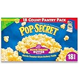 Pop Secret Popcorn, Movie Theater Butter, 3.0 Ounce Microwave Bags, 18 Count Box