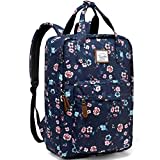 School Backpack, VASCHY Lightweight Backpack for Women Teen Girls Water Resistant Casual Daypack Bookbag Fits 15.6 Inch Laptop for Work/Travel/College Blossom Flowers