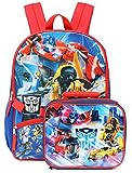 Transformers 16'' Full Size Backpack Lunchbox Set Bookbag School Set